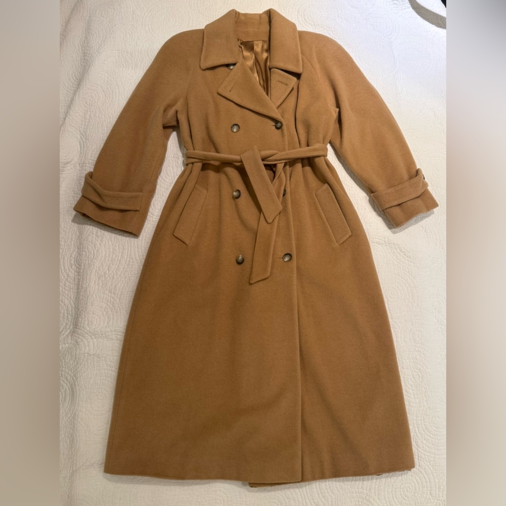 Regency 100% Camel Hair Full Length Luxury Vintage Coat